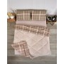 ETE HOMETEX ÇİFT KİŞİLİK LÜX WELSOFT YORGAN 195X215CM SAFİR BEJ 8696474231947